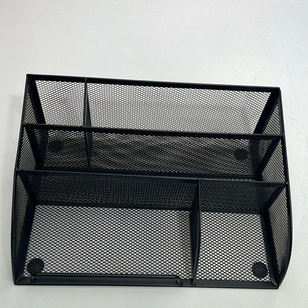 Black Mesh Desk Organizer